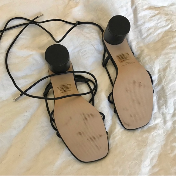 Steve Madden ankle wrap heels - Picture 3 of 4